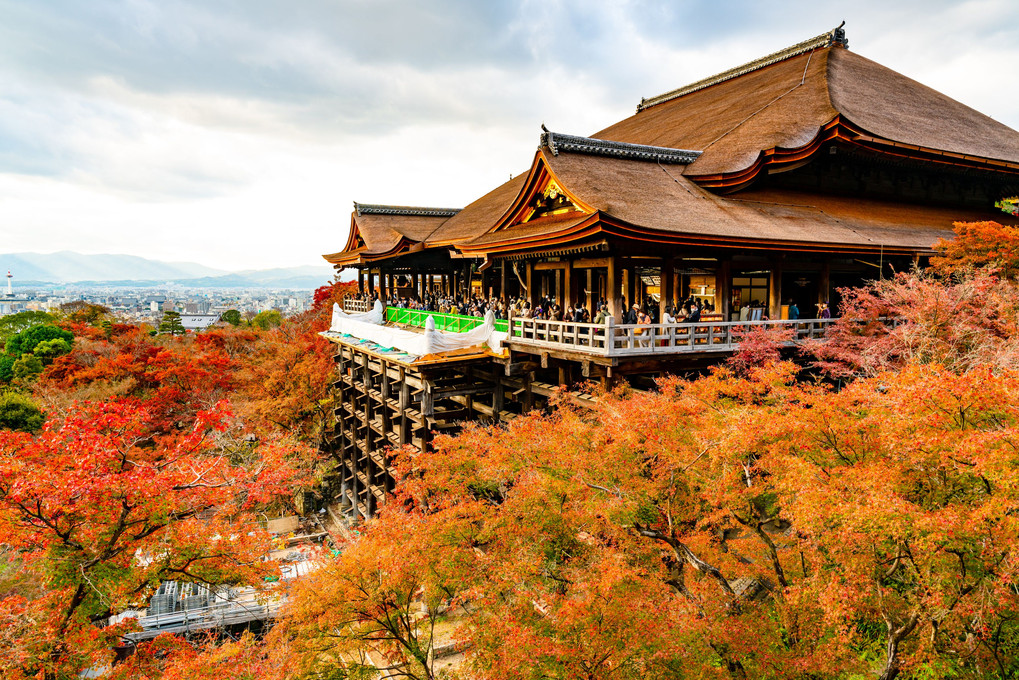 京都の紅葉 ～ 清水寺より