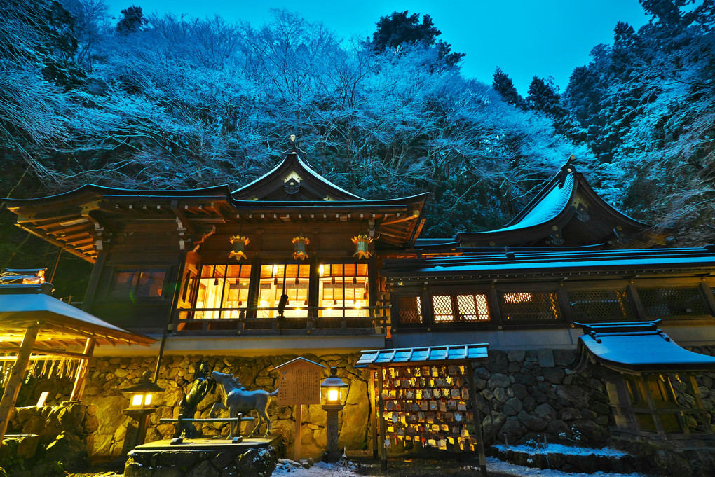 京の雪景色　散策