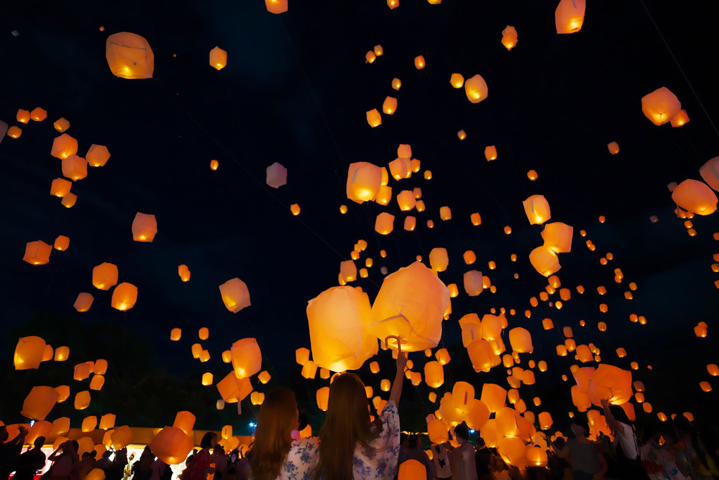 七夕スカイランタン祭り