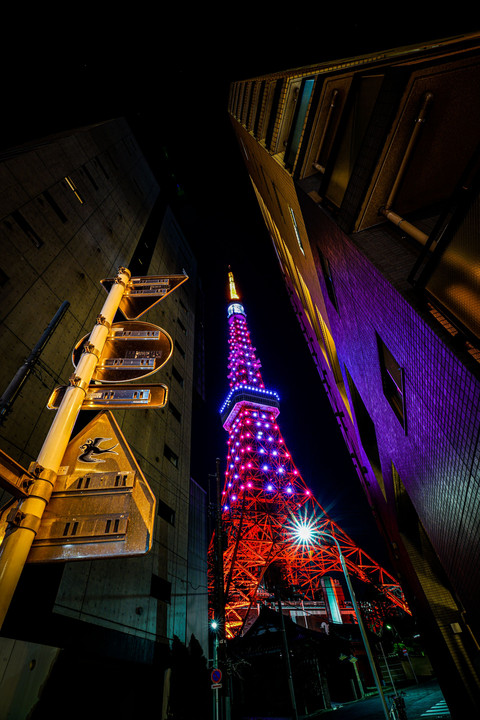 路地裏の東京タワー