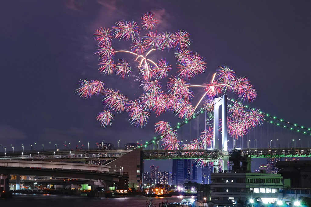 ２０２０オリンピック終了まで暫くさよなら！東京湾大華火祭⭐️