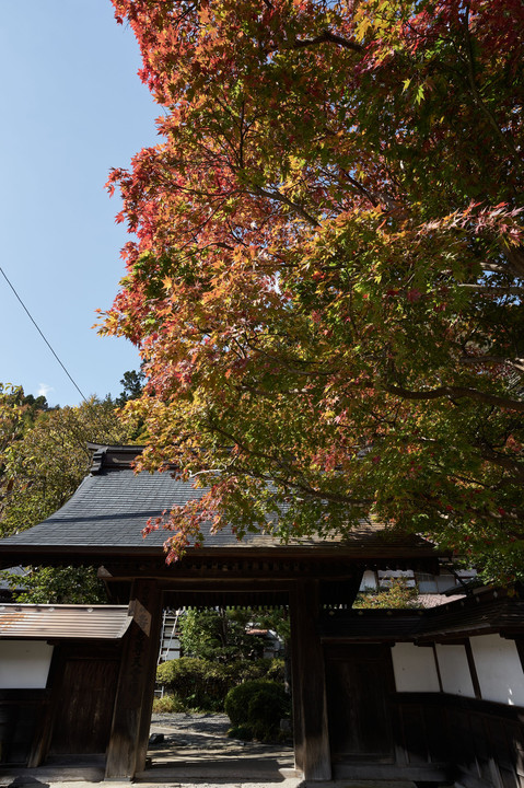 秋の奈良井宿