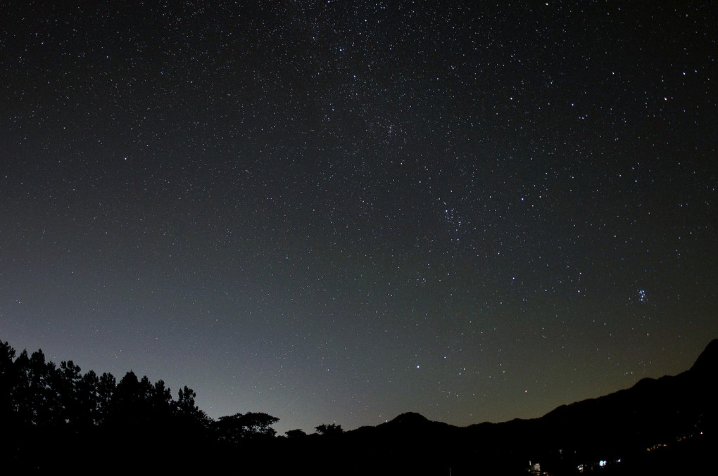 秋の夜空・・・