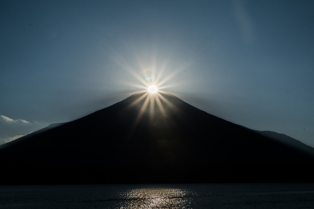 山中湖のダイヤモンド富士２０１５年版　Ⅱ