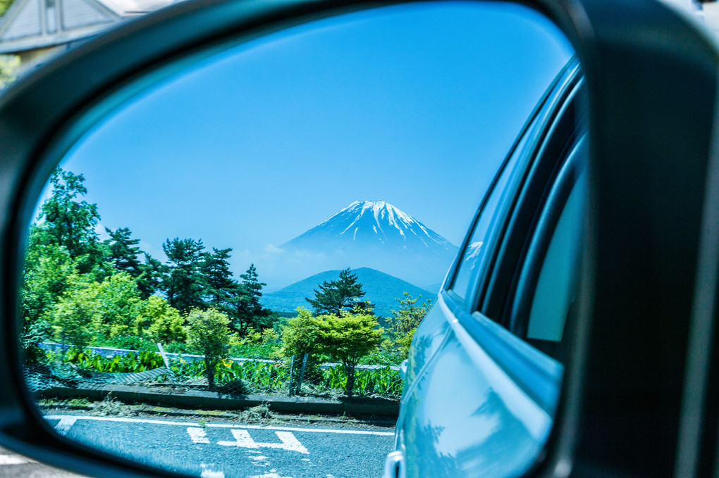 サイドミラーの富士山♪