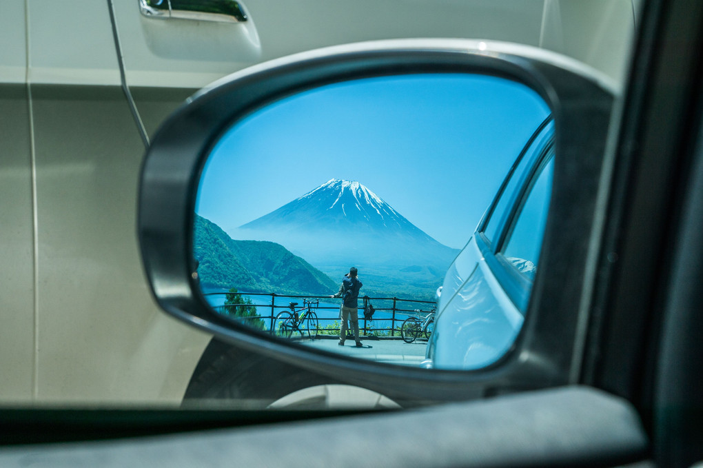 サイドミラーの富士山♪