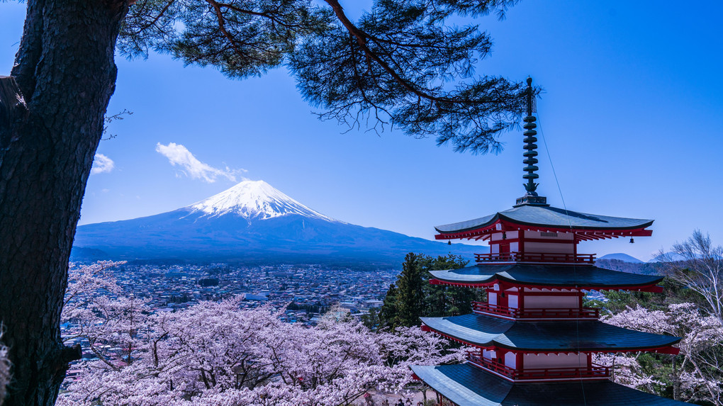 脱帽して挨拶してくれた富士山🎵