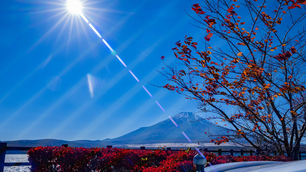 山中湖のダイヤモンド富士 ♬