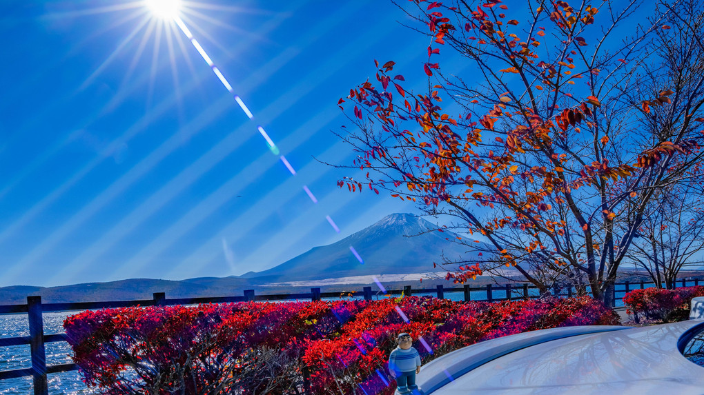 山中湖のダイヤモンド富士 ♬