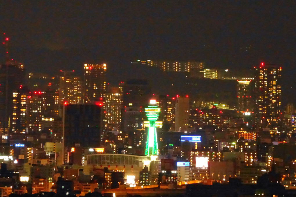 堺から大阪の夜景眺め！！