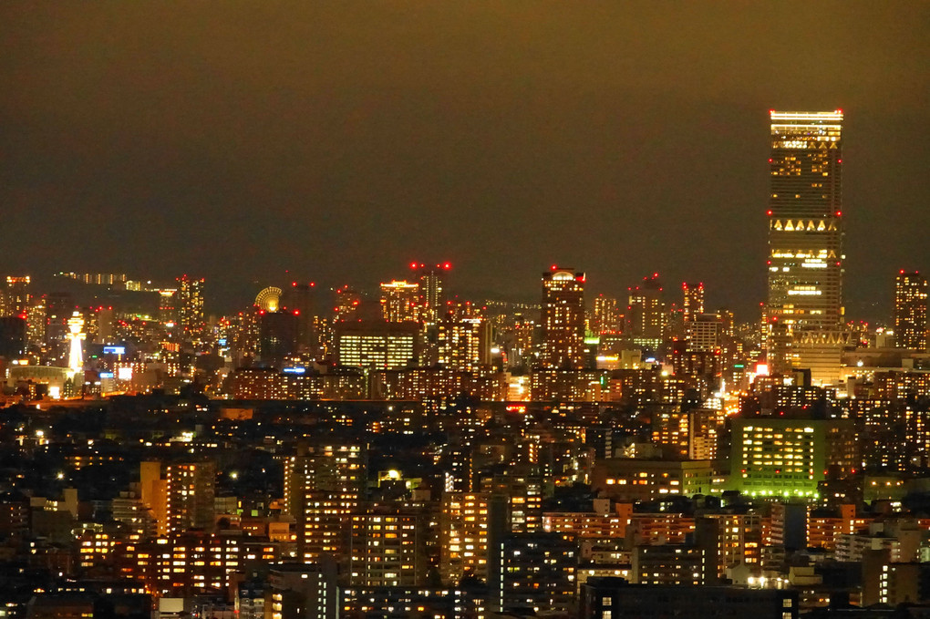 堺から大阪の夜景眺め！！