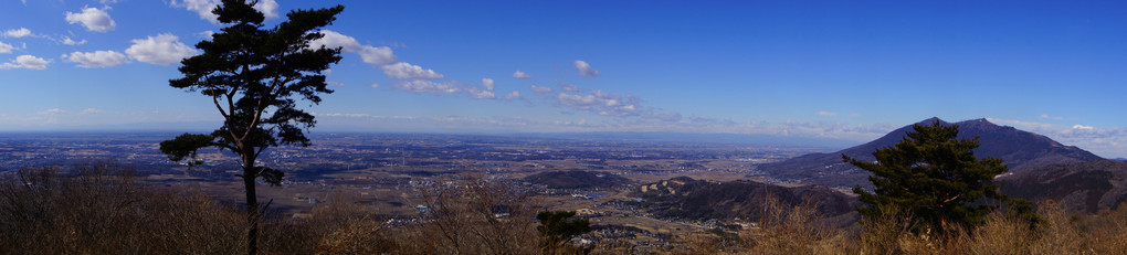 宝篋山からの眺め