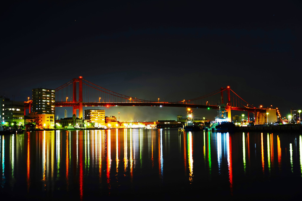 北九州市洞海湾の夜景