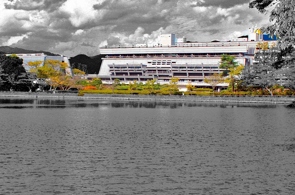 京都、宝ヶ池散策、三景、