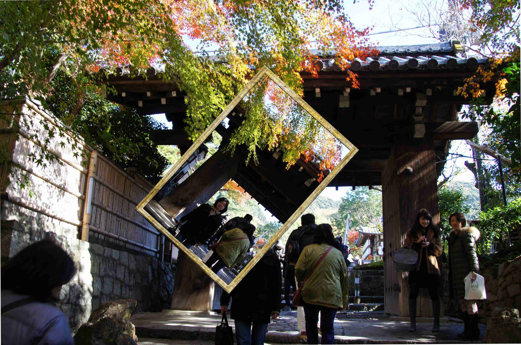 京都、ぶらり、紅葉見て歩き、