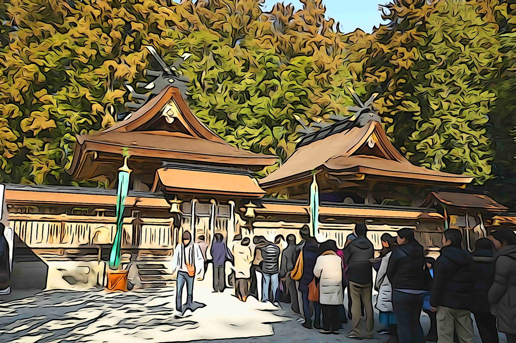 那智の滝、熊野本宮大社、撮り歩き三景、