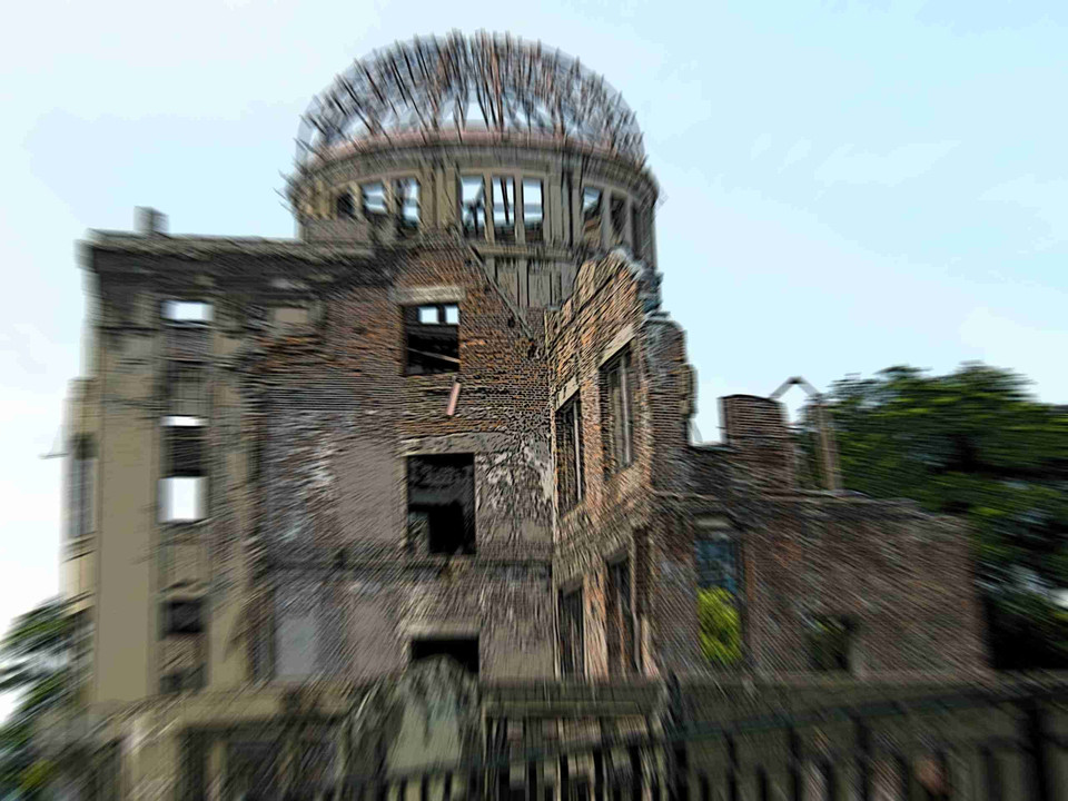 広島、原爆ドーム、三景、