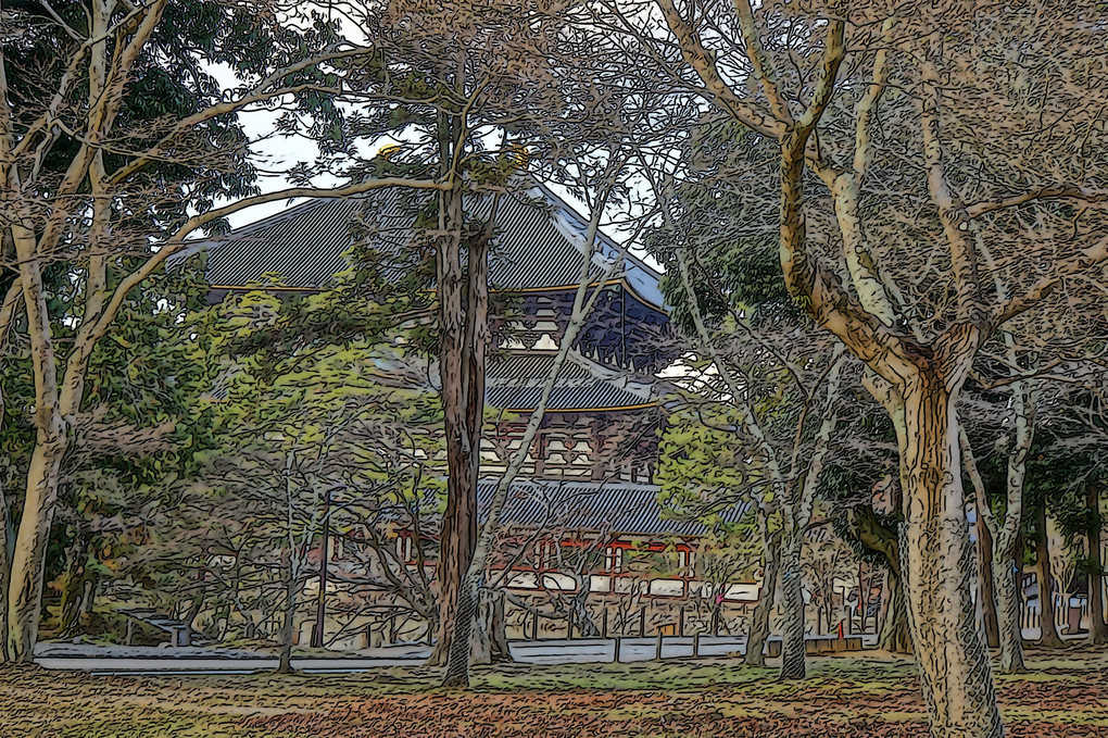 奈良公園,撮り歩き、三景、