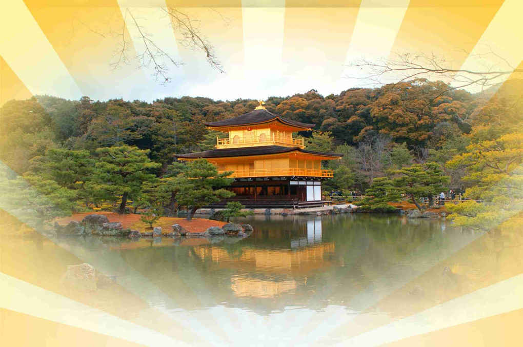 京都、金閣寺、撮り歩き三景、