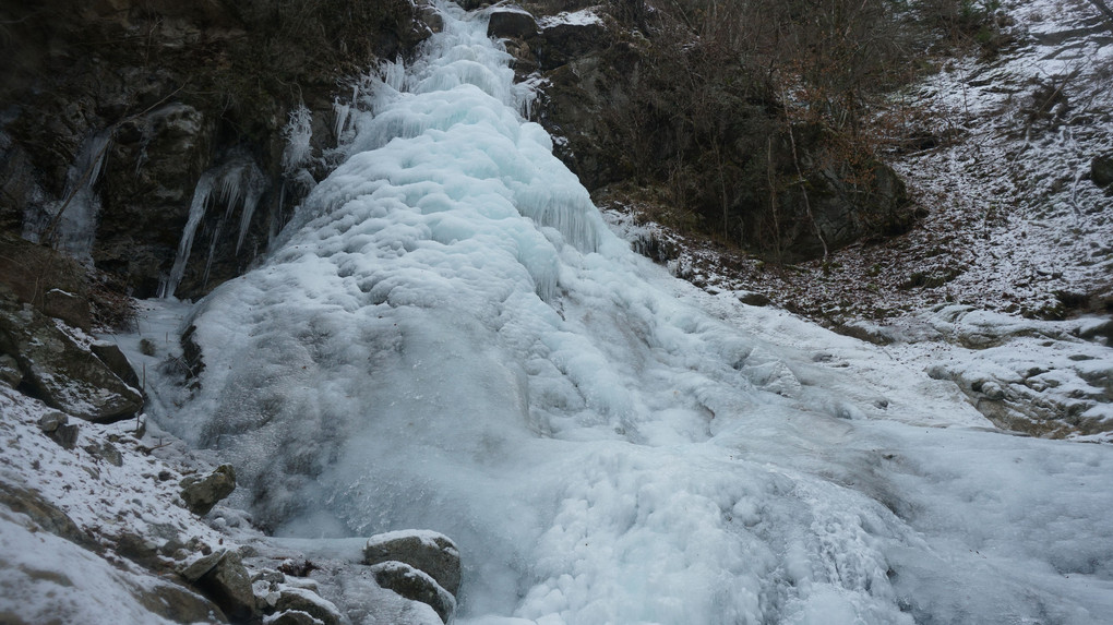 新九郎の滝氷瀑