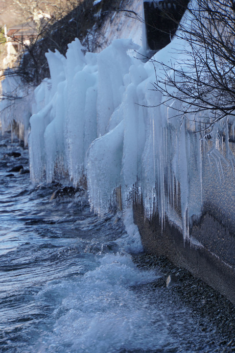 中禅寺湖のしぶき氷