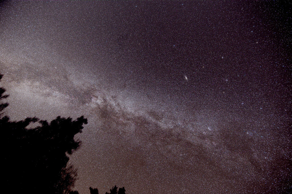アンドロメダ座銀河と天の川