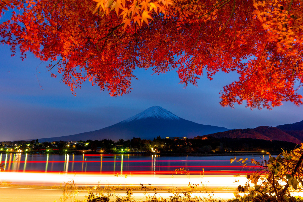 秋　富士山