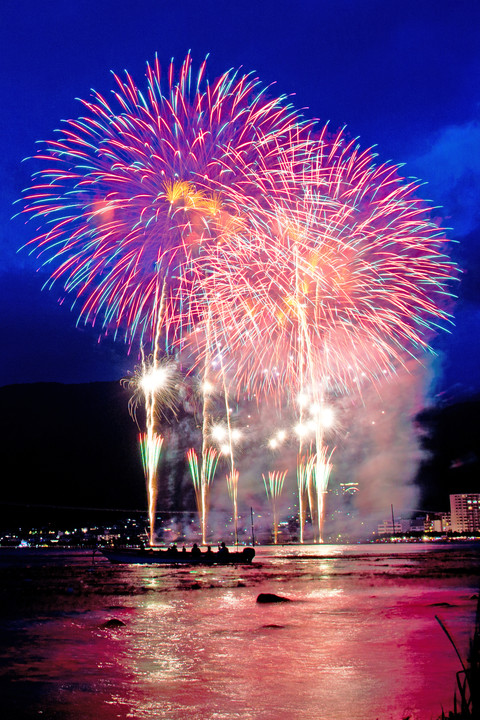 第66回諏訪湖祭湖上花火大会：昨年は０点、今年は、、、