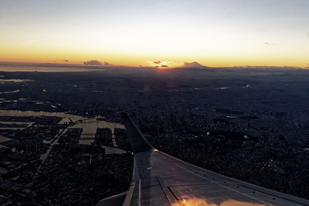 夕暮れフライト