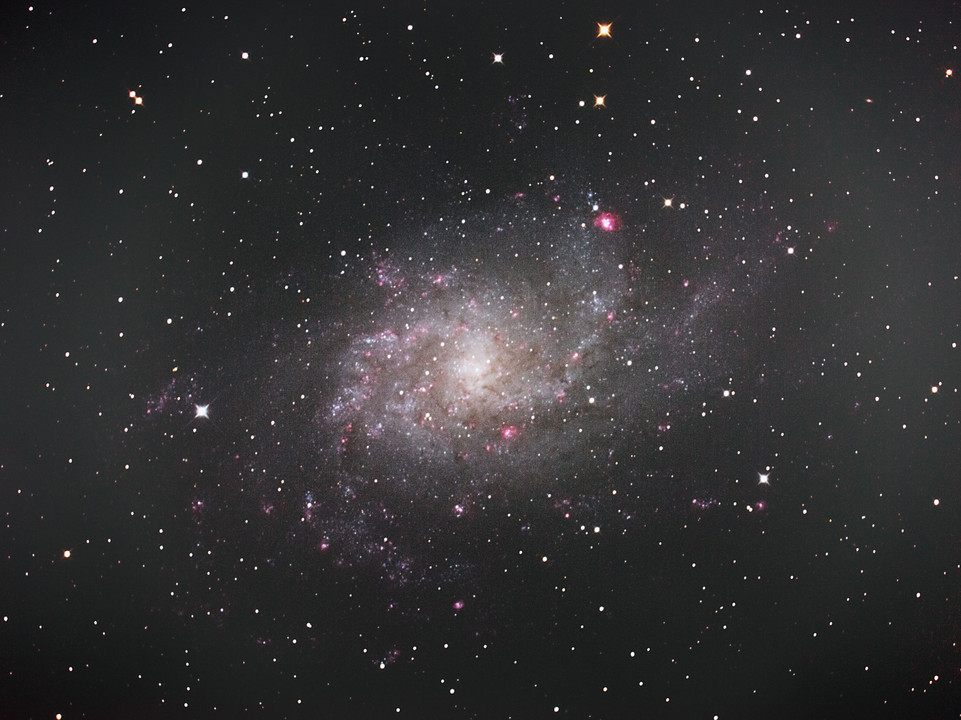 反射望遠鏡で撮る～M33さんかく座渦巻き銀河