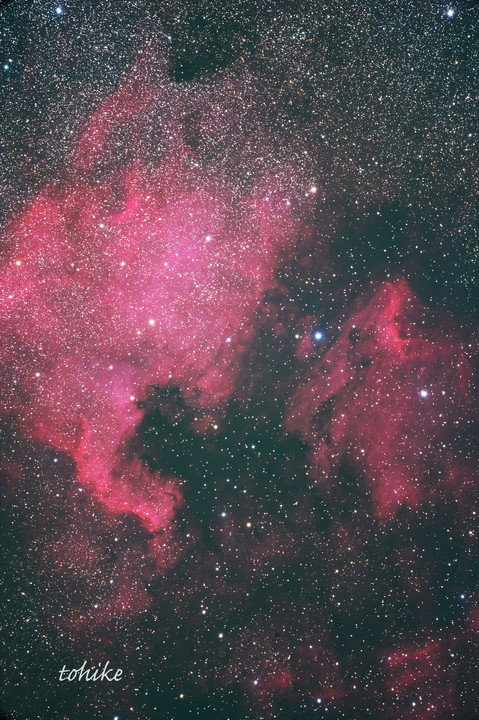 ☆北アメリカ星雲とペリカン星雲～NGC7000&IC5067