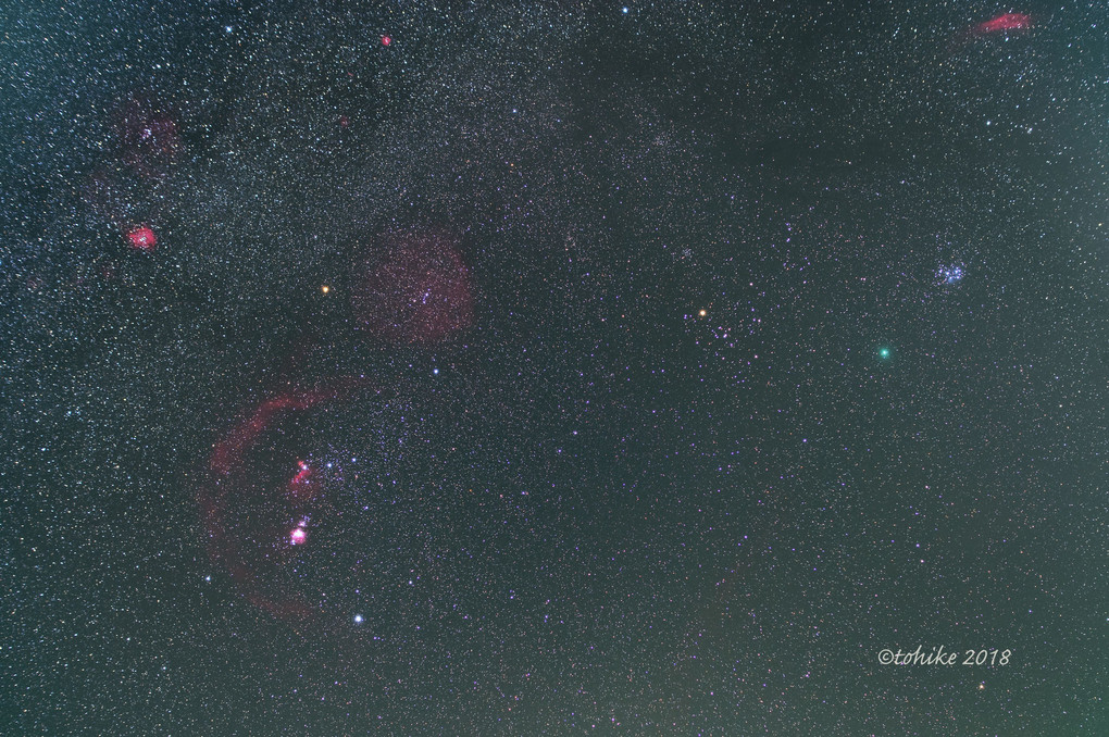 ☆…ウィルタネン彗星(46P)と冬の星座たち…☆
