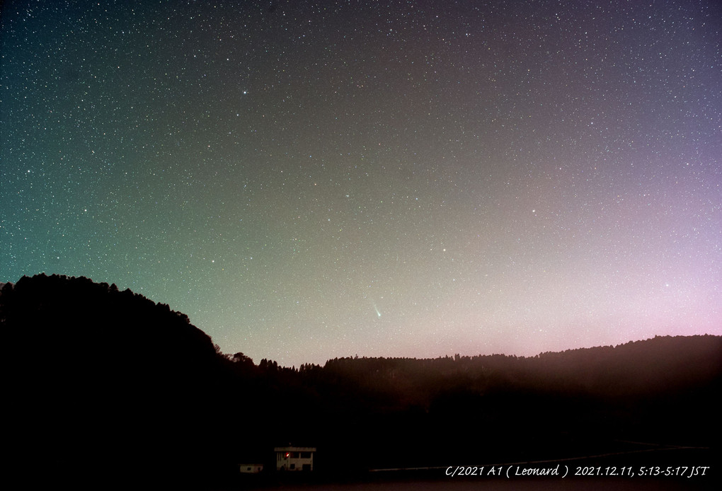 ☆12月のソラさんぽ６～レナード彗星 (C/2021 A1)