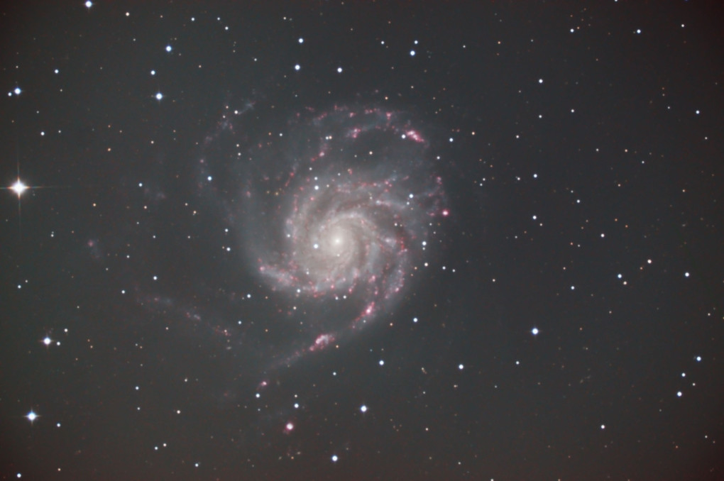 ☆4月のソラさんぽ６～回転花火銀河 M101