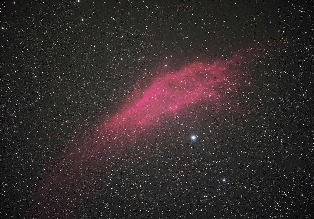 ☆11月のソラさんぽ１０～カリフォルニア星雲 NGC1499
