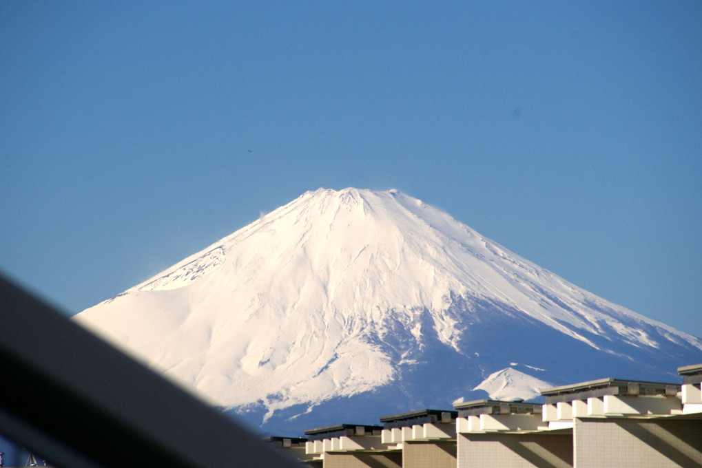 富士山、冬景色