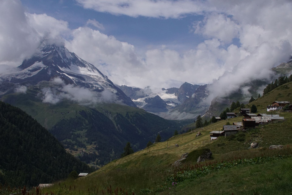 山：マッターホーンとフィンデル村　スイスシリーズ