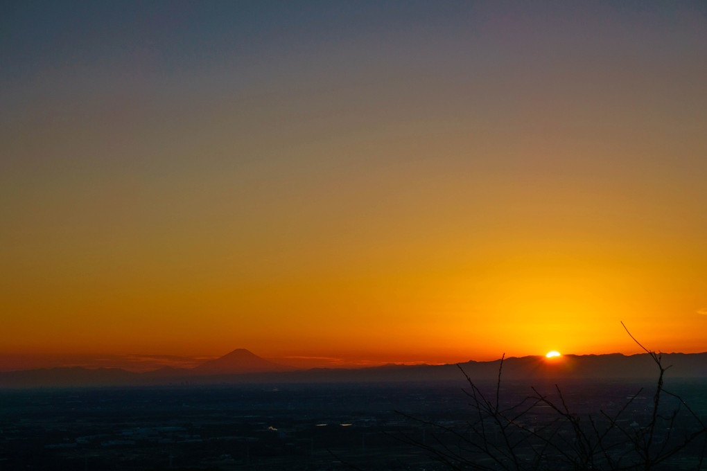 夕富士を見つめて。。。
