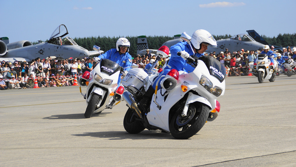 横田基地日米友好祭2015　警視庁白バイ隊　2