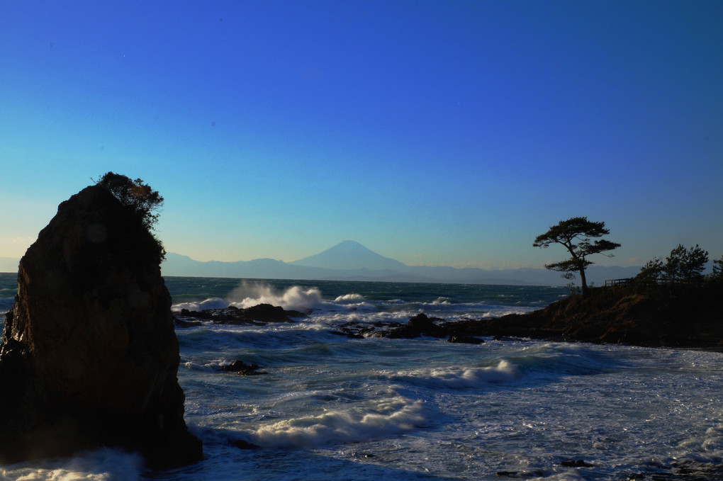 立石から富士