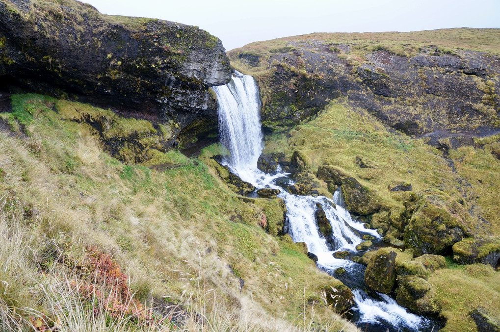 アイスランド滝絵図