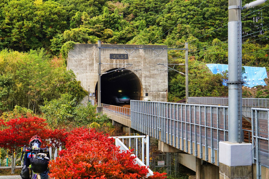 青函トンネルを通過する電車
