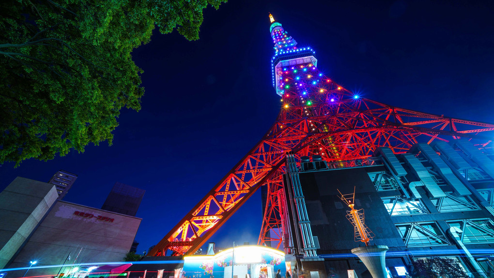 ～東京タワーの七色光ライトアップ～
