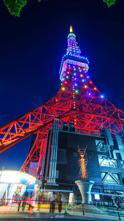 ～東京タワーの七色光ライトアップ～