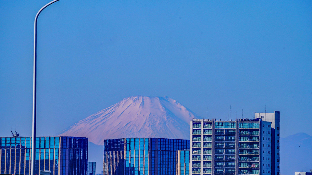 ～大井中央陸橋からの富士の眺め～