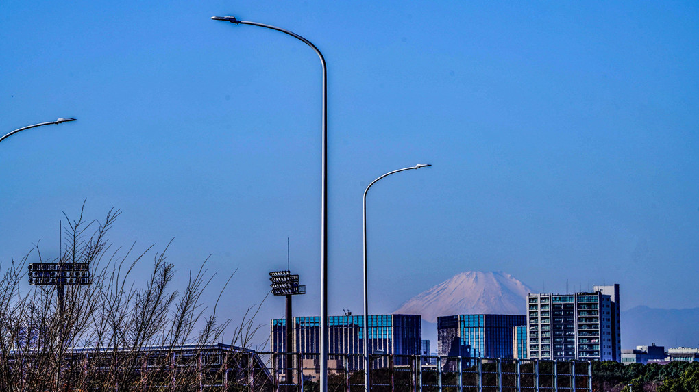 ～大井中央陸橋からの富士の眺め～