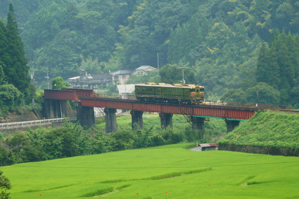 「或る列車」in 玖珠川橋梁
