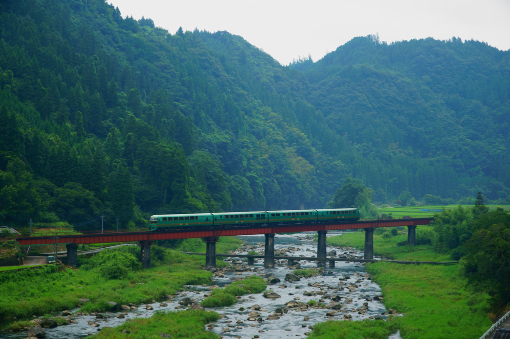 「或る列車」in 玖珠川橋梁