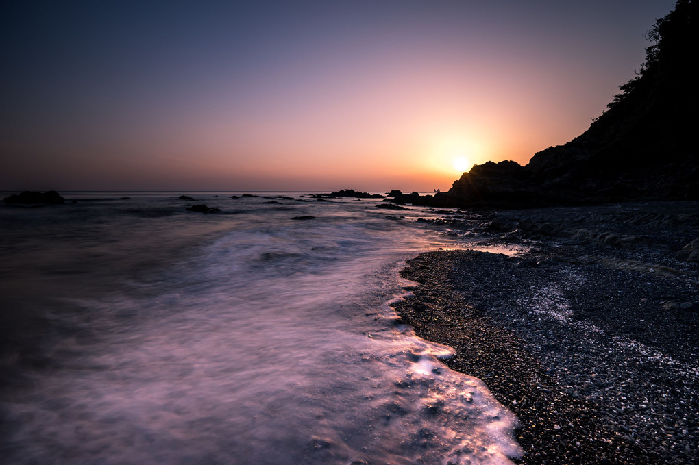 Shining coastline