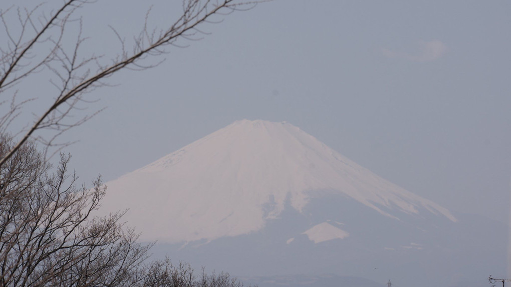 ベランダからの富士山２